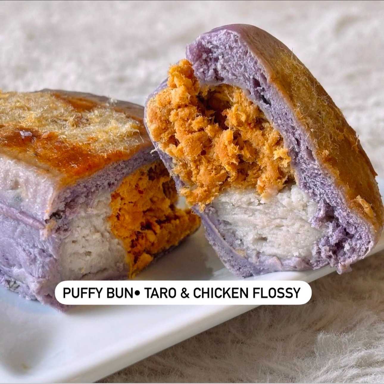 Heaven8 - Puffy bun Taro chicken flossy