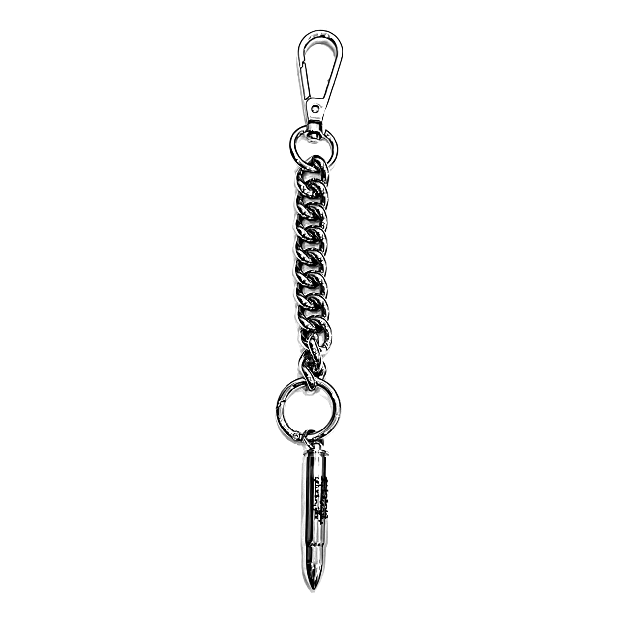 TPP® BULLET PAIN SILVER KEYCHAIN 