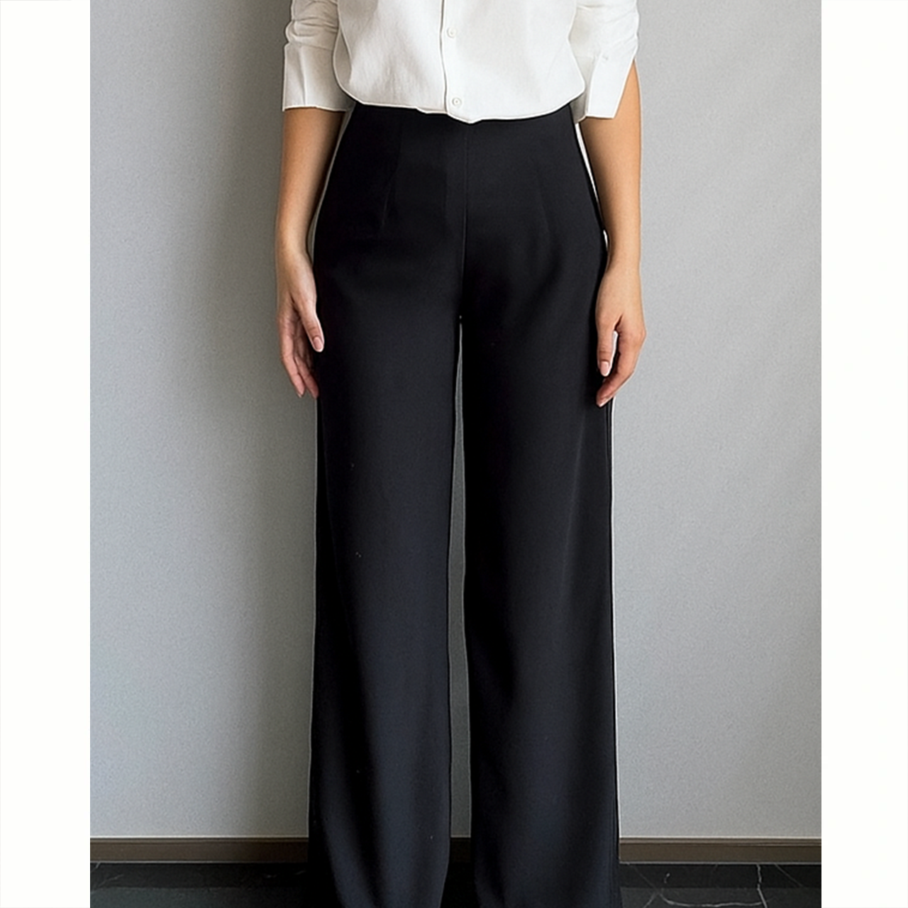 MMCHIC Black Pants (Black)