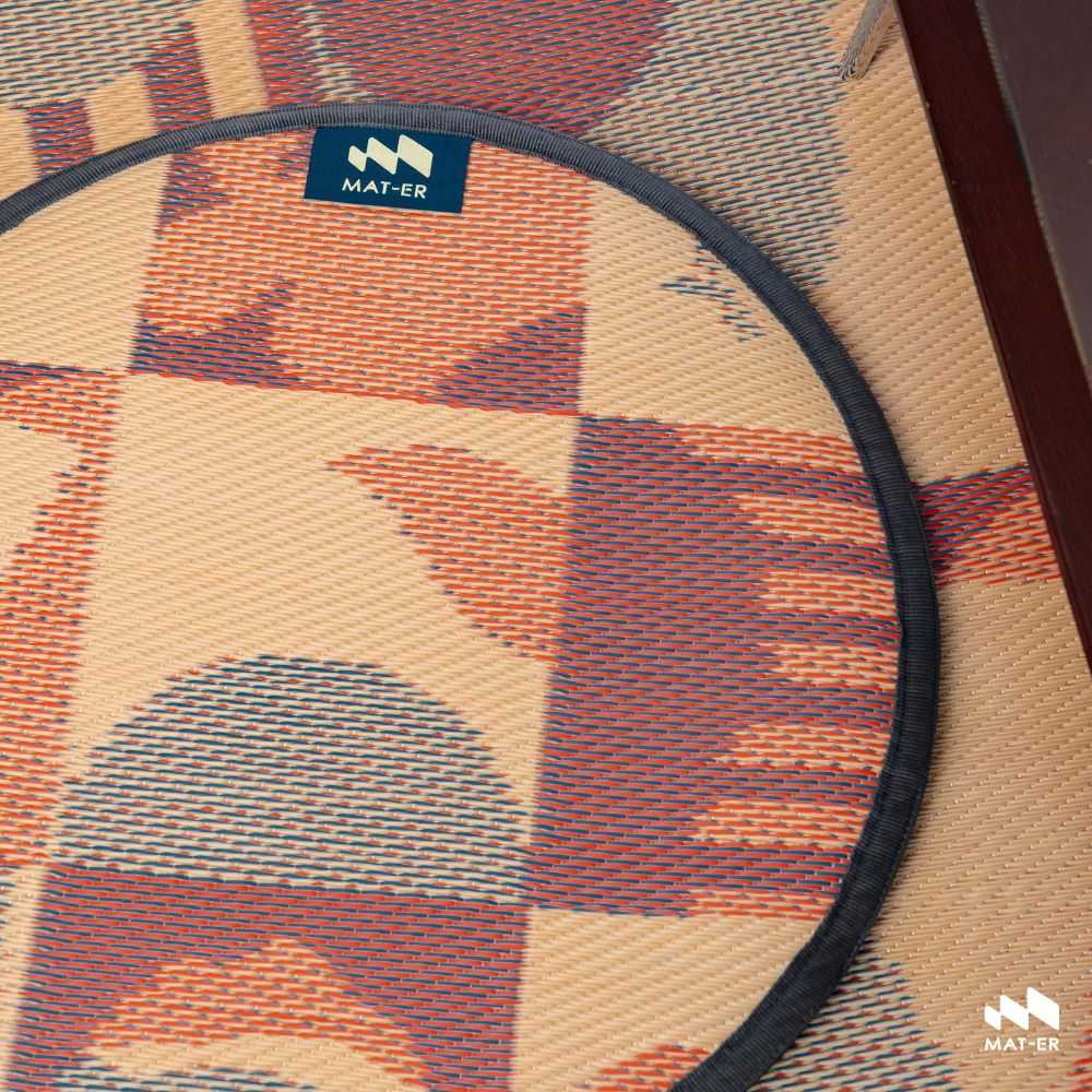 Mat-er เบาะรองนั่ง Urban Bliss สี Crimson Sunrise