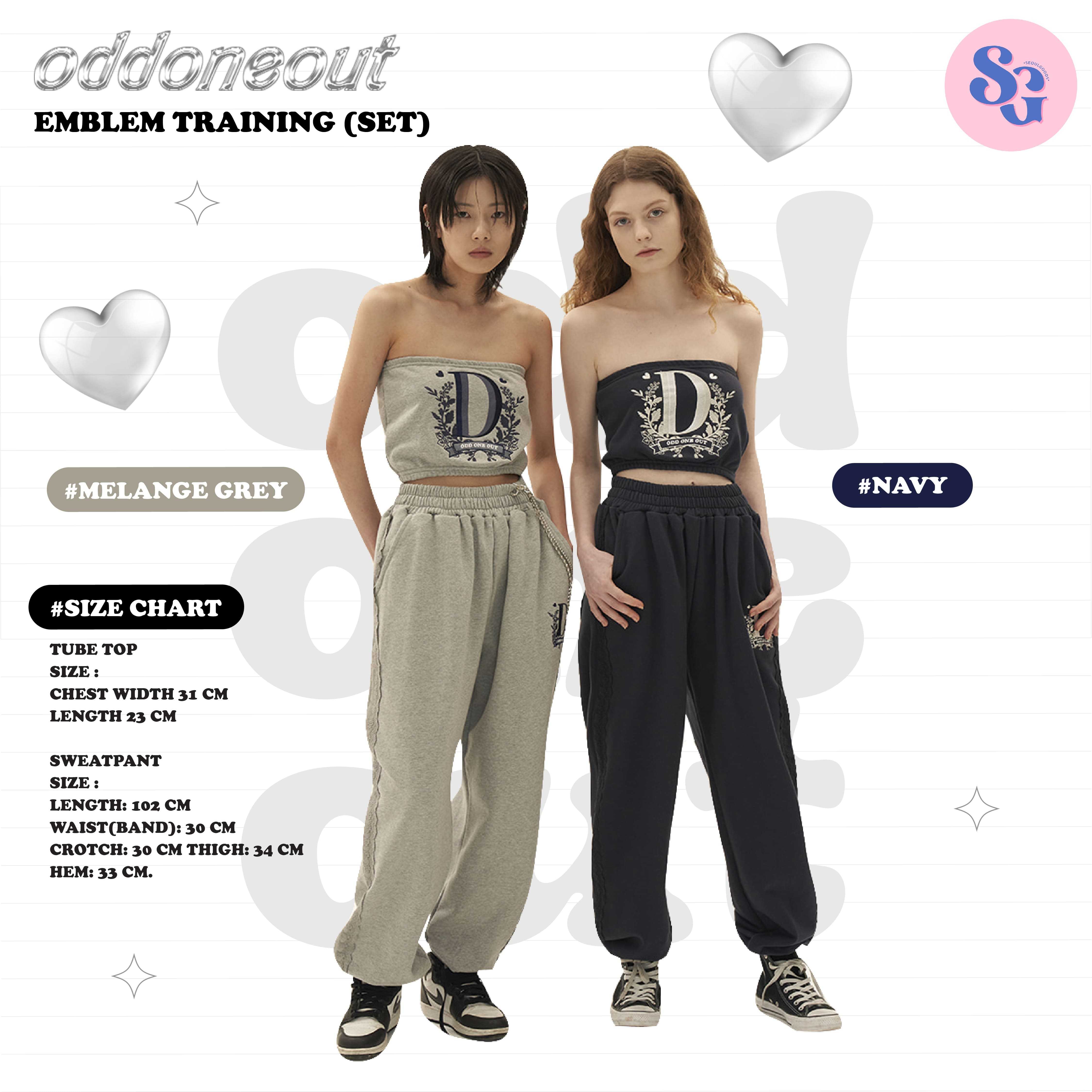 (พร้อมส่ง) เสื้อเกาะอกปักลาย ODDONEOUT - ODD  Emblem Training Tube Top