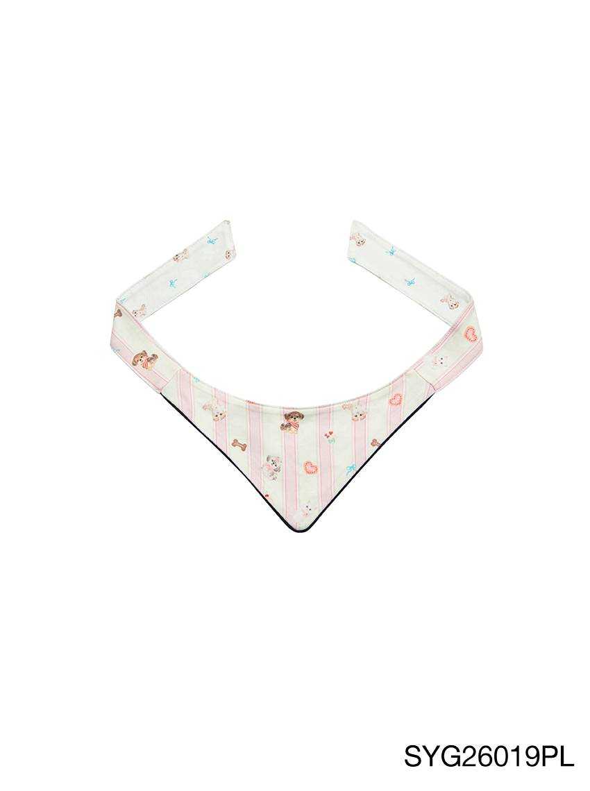 ผ้าพันคอสัตว์เลี้ยง รหัส SYG26019PL - สีชมพู