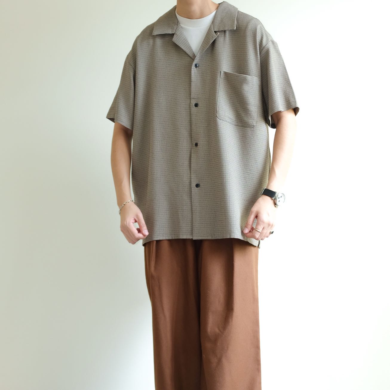 Revo Open Collar Cotton Oversized Shinori Shirts