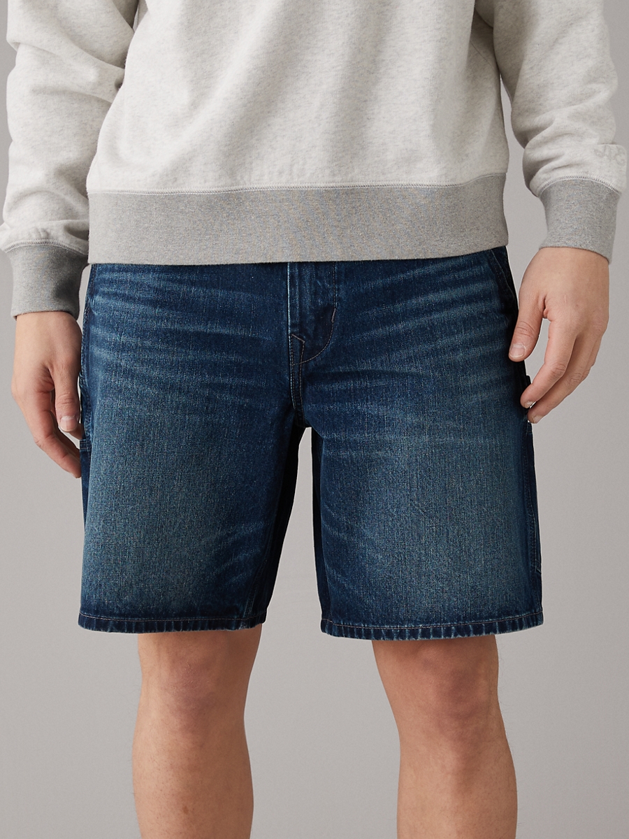 กางเกงขาสั้น ผู้ชาย DARK CLEAN CARPENTER JEAN SHORT - CLEAN FINISH HEM ( 013-7672-738 )