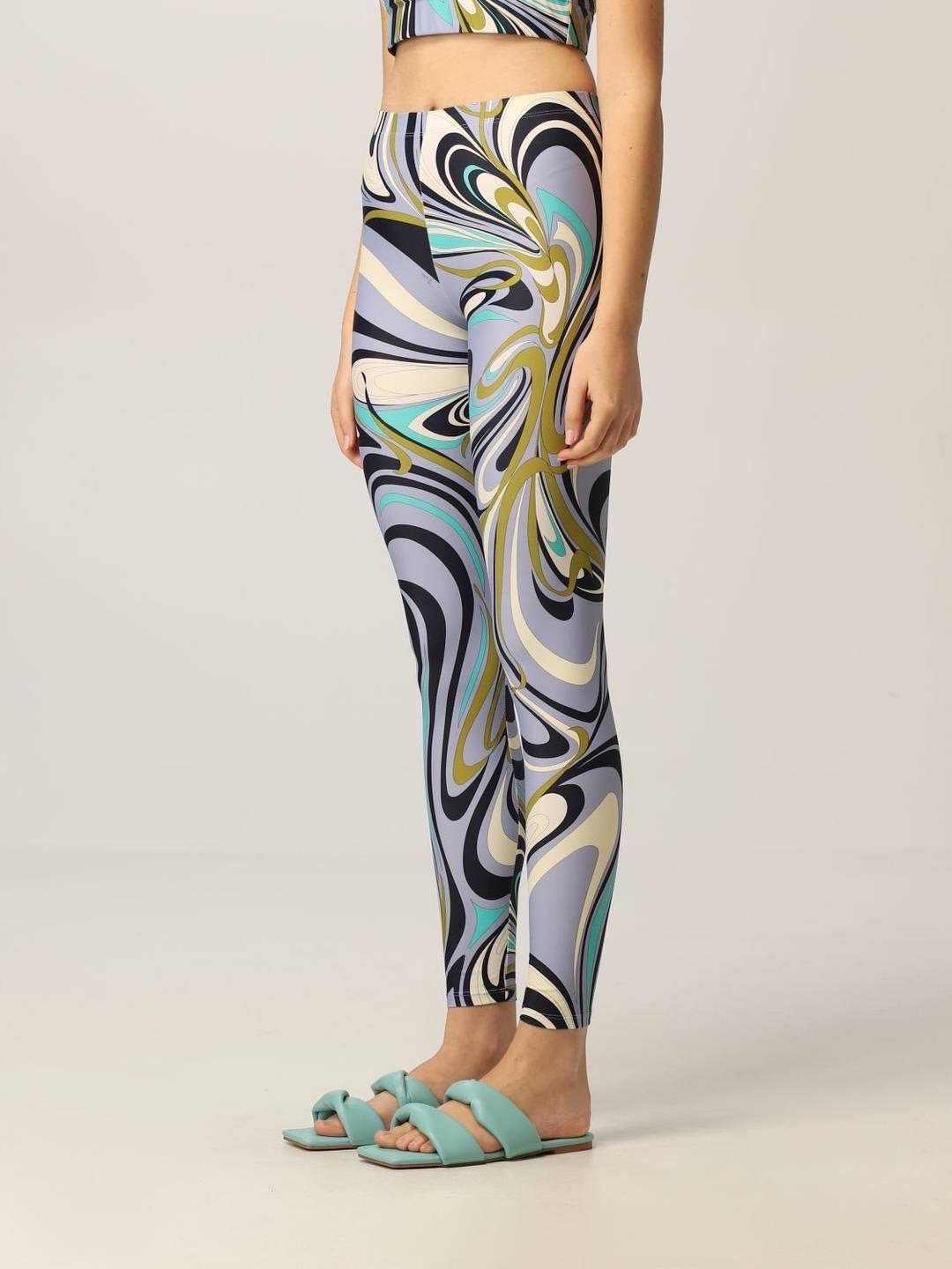 ( SALE ) EMILIO PUCCI ONDE-PRINTED LEGGINGS   Technical-jersey leggings