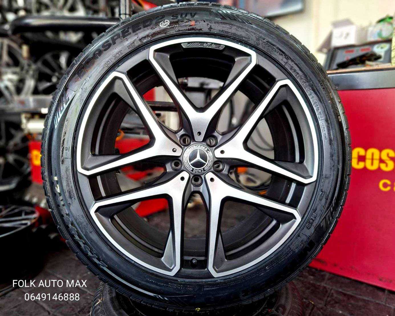 ปี 25 ล้อ Mercedes Benz แท้ ขอบ 21 GLE 53 AMG พร้อมยางใหม่ 1655468  91164568  91163568