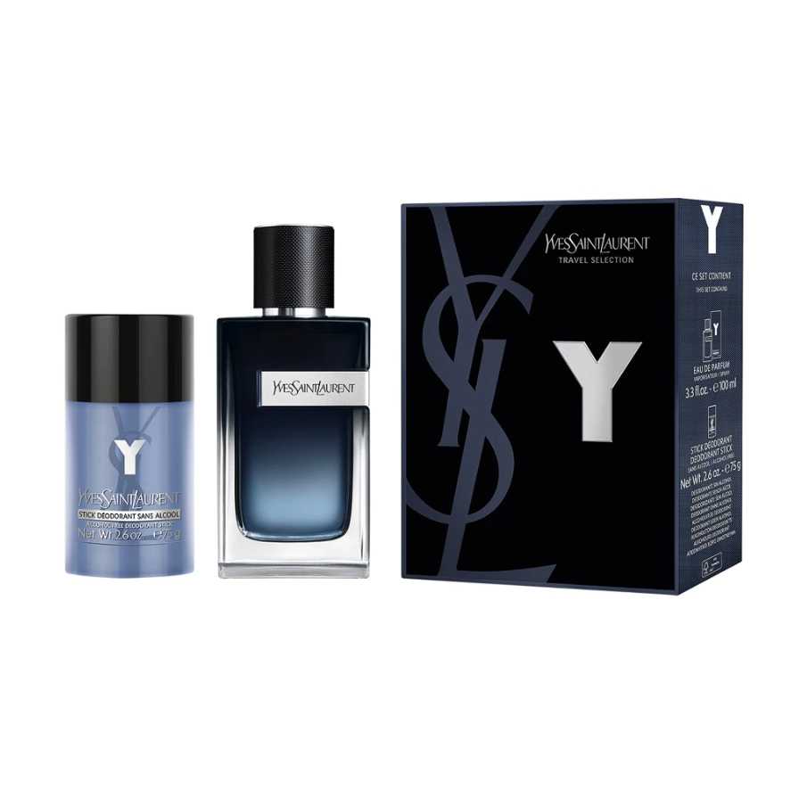 SET YSL Y EDP Travel Selection 100 ML + Deodorant Stick 75 g. กล่องซีล