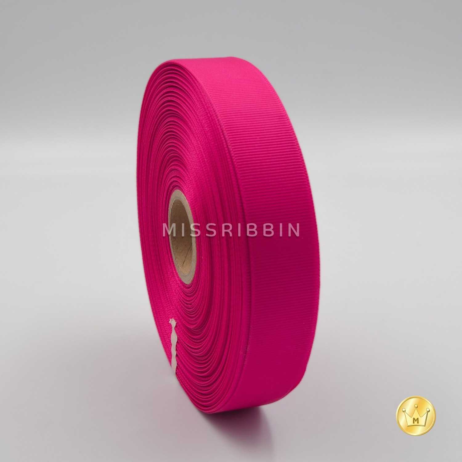 กรอสเกรน (สี 202) ม้วนยาว 50หลา ขนาด 7 10 15 25 38 50มม.