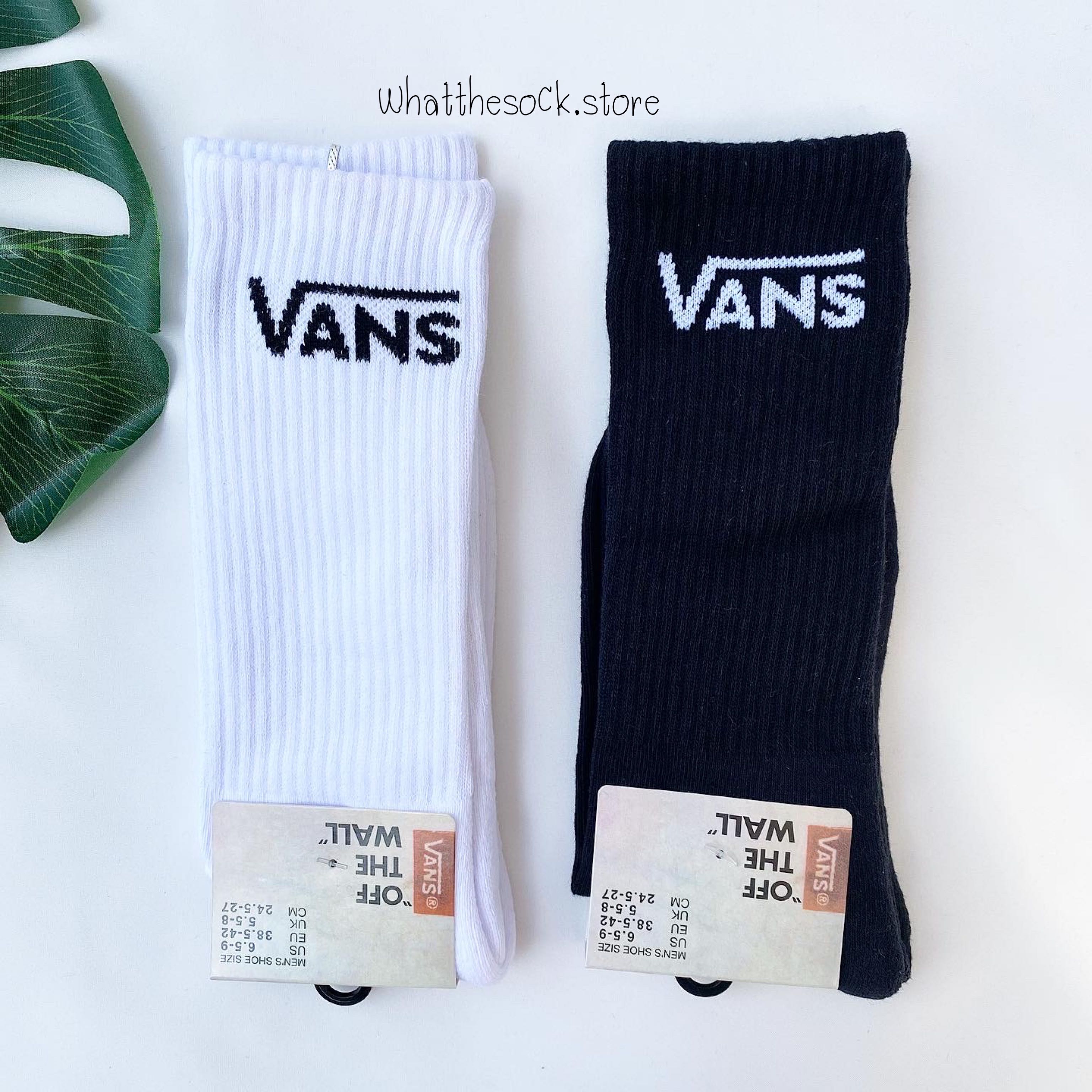 Vans sock ถุงเท้าสตรีท ถุงเท้าข้อยาว พร้อมส่ง‼️
