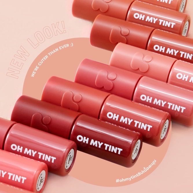 ￼แพ็คเก็จใหม่ลิปโอ้มายติ้น OH MY TINT VELVET AND SMOOTH  