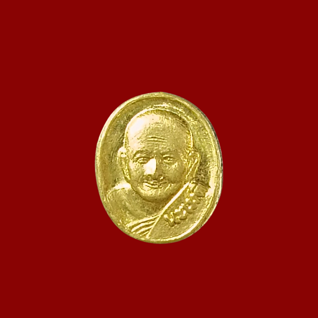 เหรียญเม็ดยา(กระดุม) หลวงปู่หงษ์ พรหมปัญโญ ปี 2555