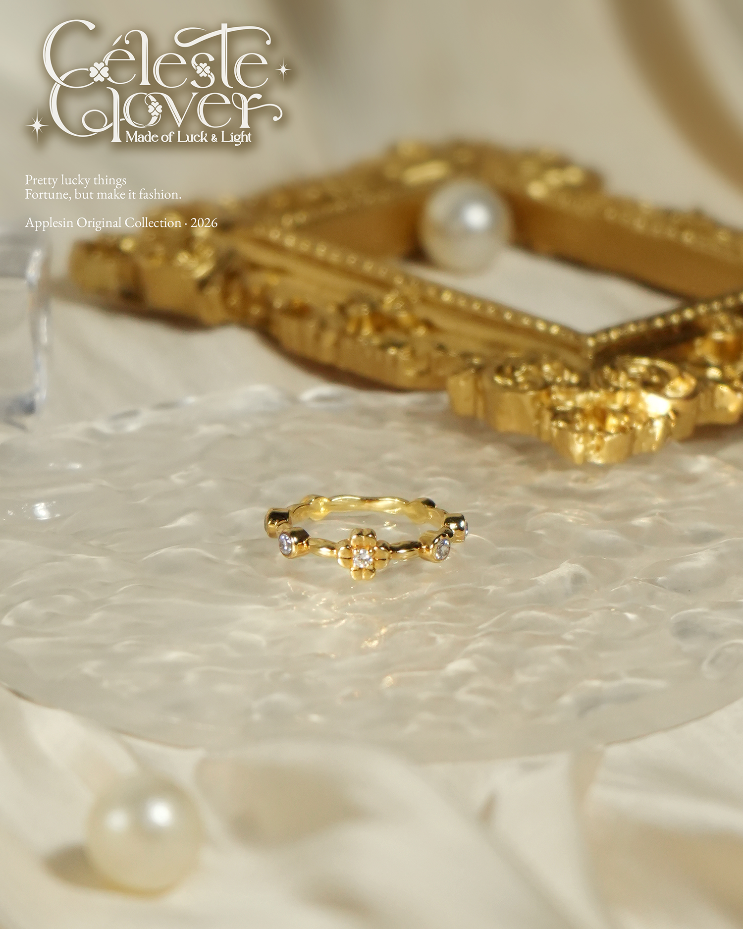 Abundance Clover Ring
