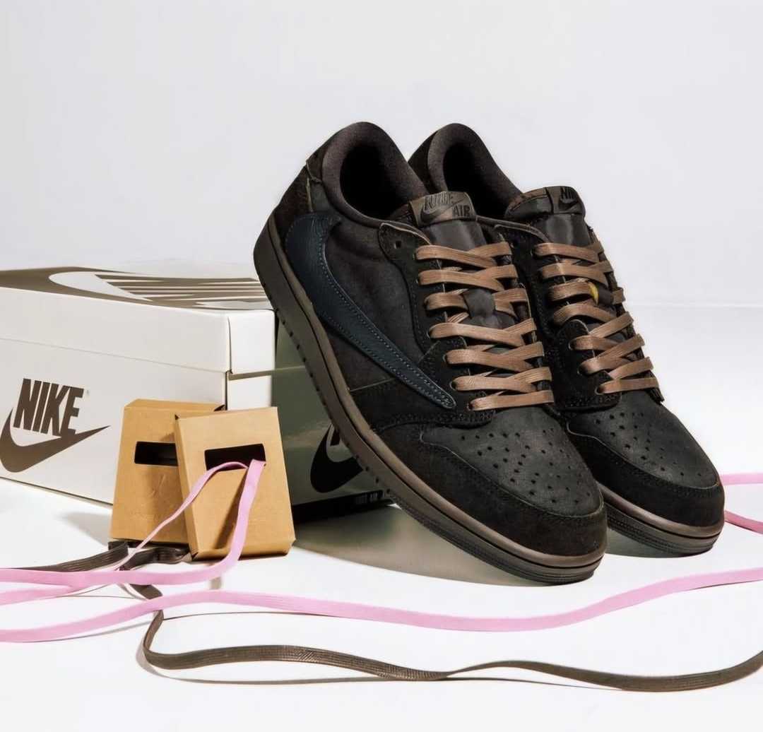 Nike​ Jordan 1 Low OG x Travis Scott  “ VELVET BROWN “