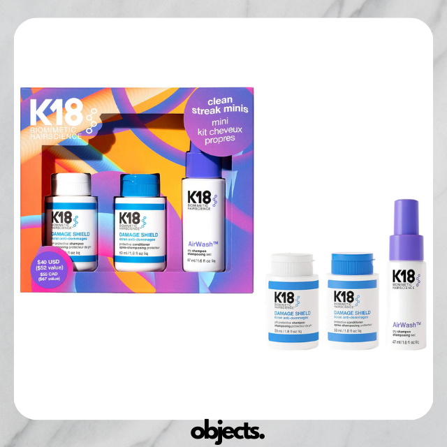K18 Biomimetic Hairscience  - Clean Streak Minis Hair Set