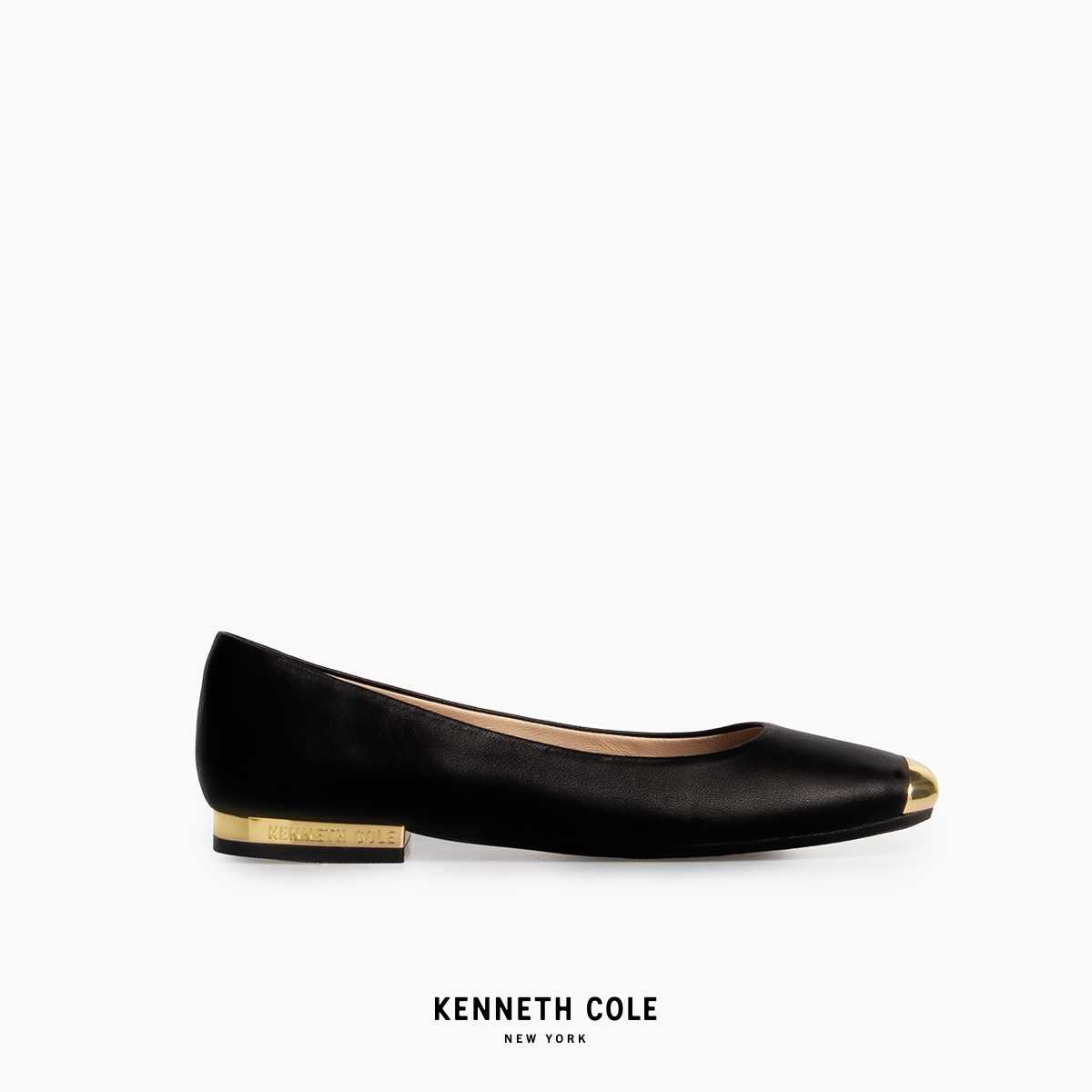 KENNETH COLE x ANNE รองเท้าส้นแบน รุ่น ASTAIRE FLATS JET BLACK สีดำ ( FLT - KF14077LE-001 )