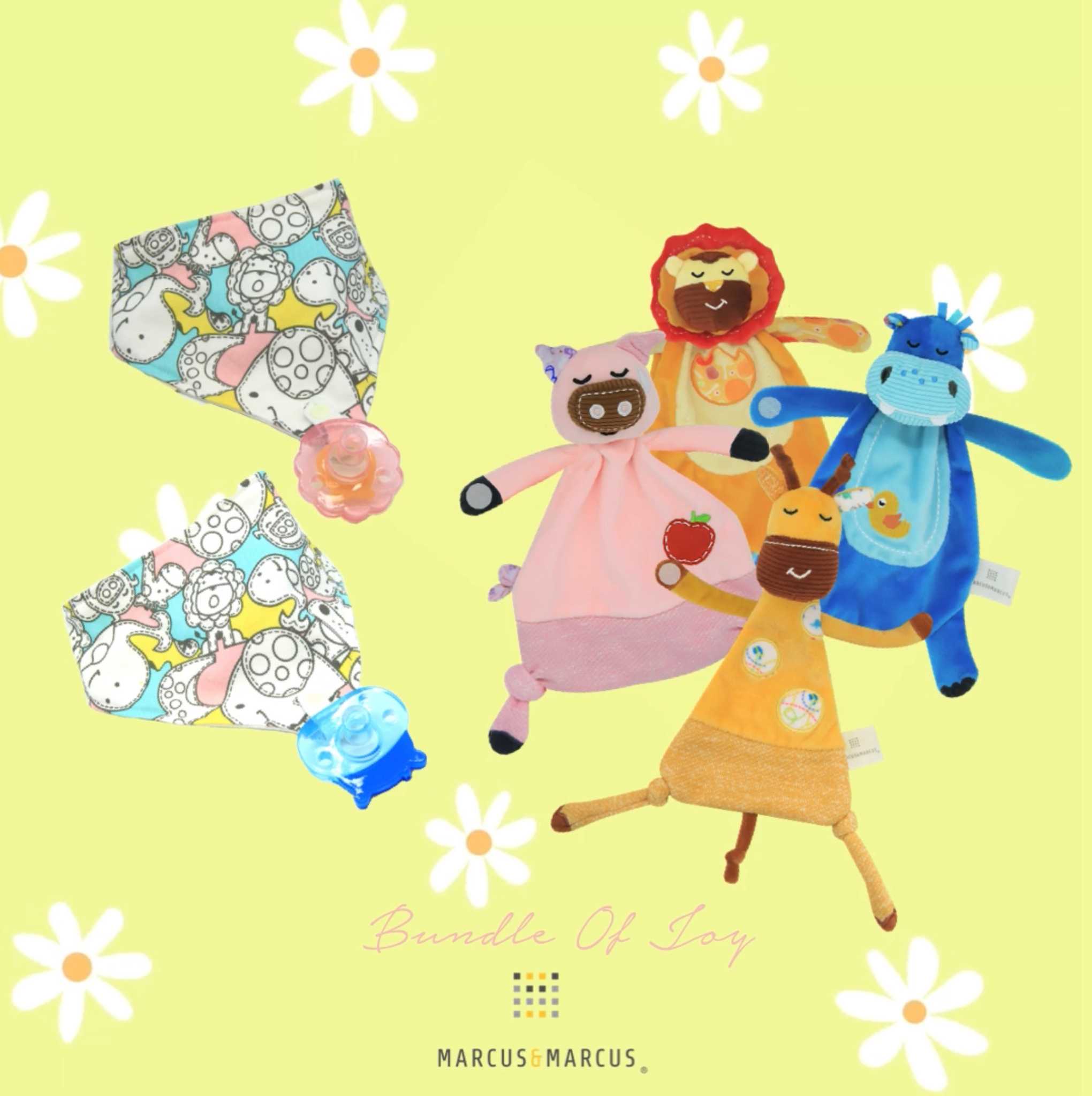 Value Set: Bandana Pacifier Bib + Security Blanket