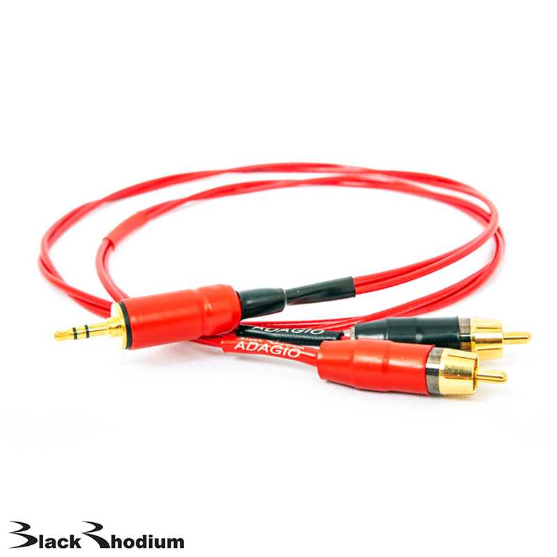 BLACK RHODIUM - Adagio 3.5mm - RCA