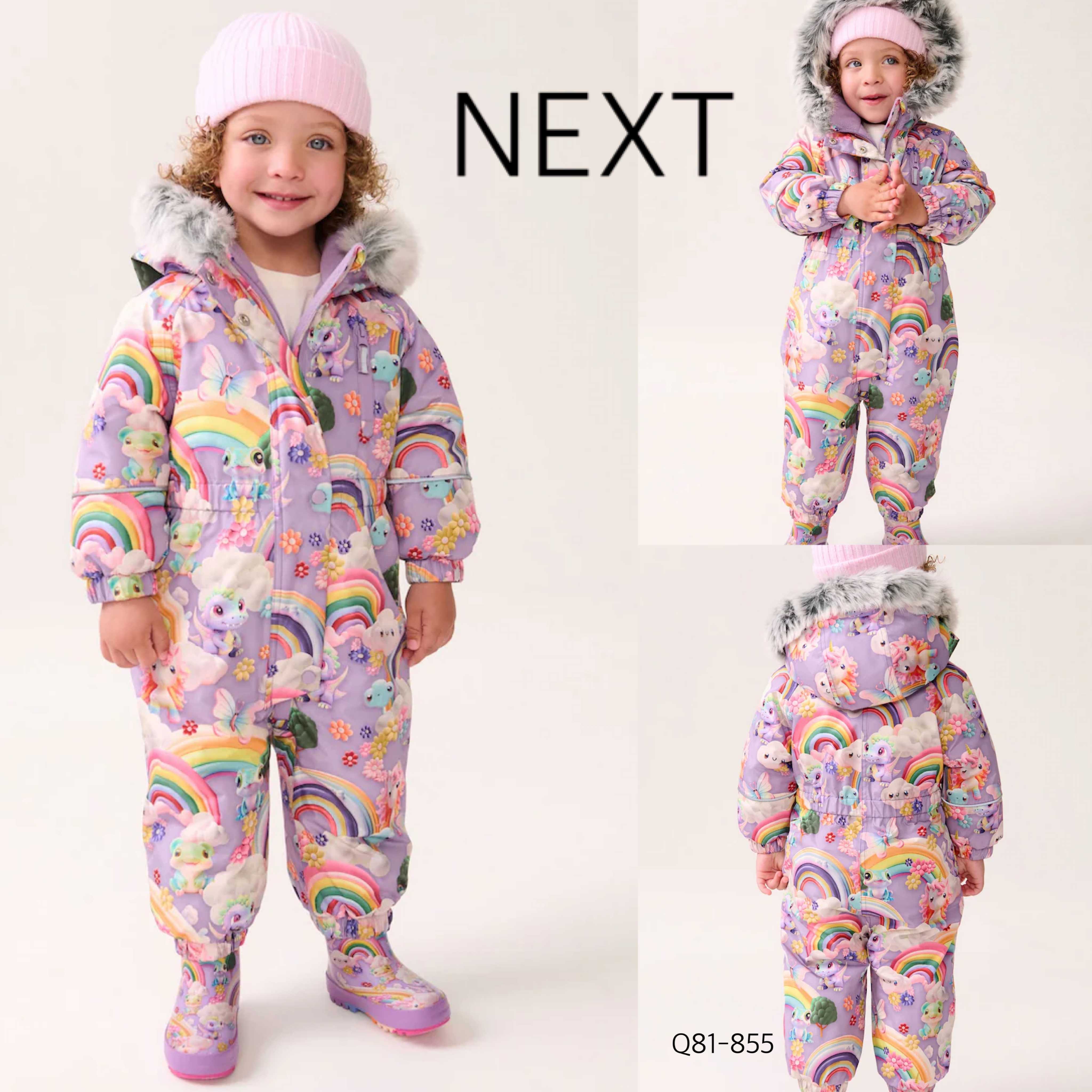 Preorder12-18วัน-(NEXT) Snowsuits เล่นหิมะ ติดลบได้ ไม่รวมรองเท้าQ81-855 /Sz 3m-7y