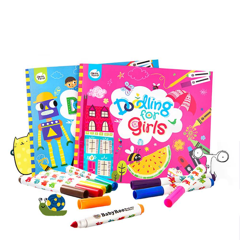 สมุดกิจกรรมศิลปะสำหรับเด็ก  Joan Miro / Jar Melo Doodling For Boy , Girl