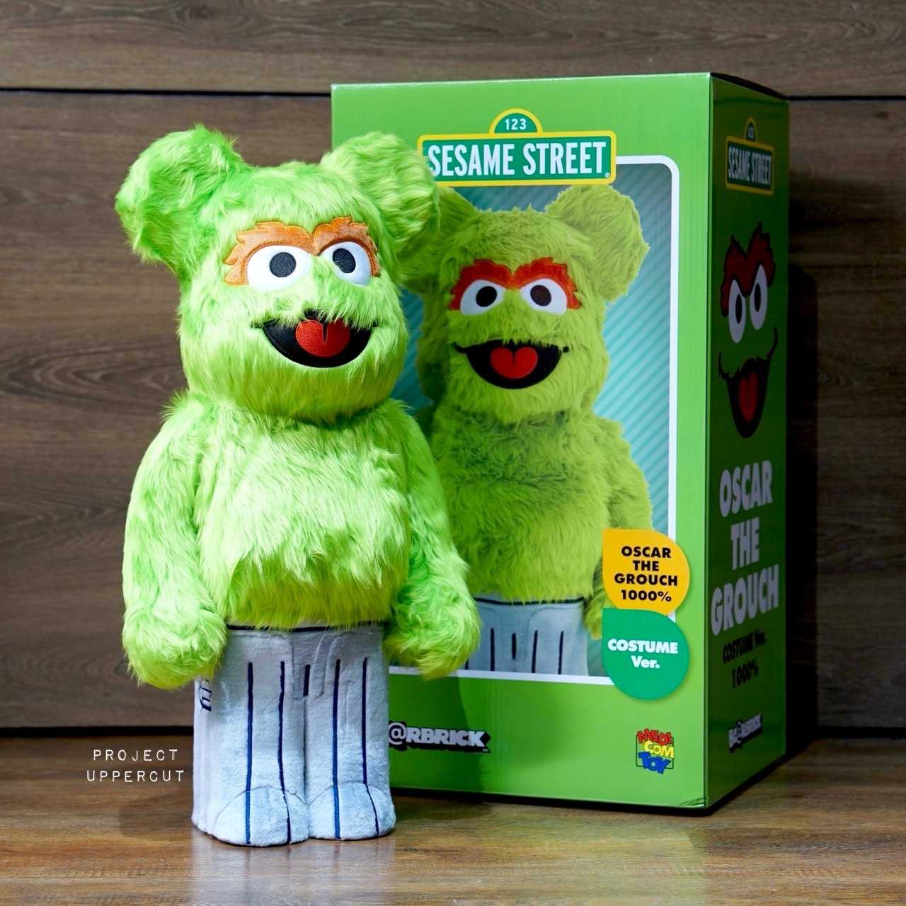 BE@RBRICK 1000% SESAME STREET : Oscar The Grouch - Costume Ver. [New]