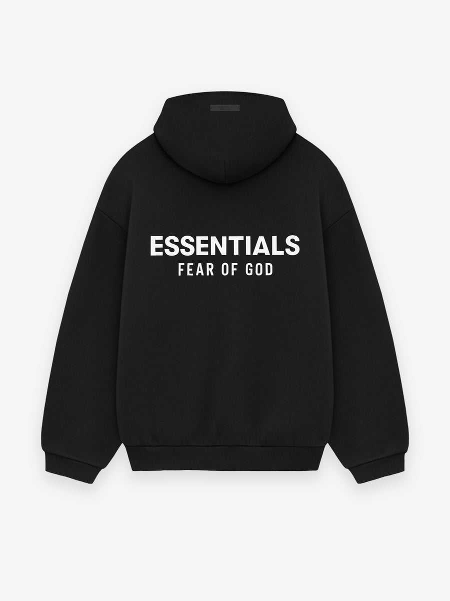 Essential FW24 Holiday black hoodie