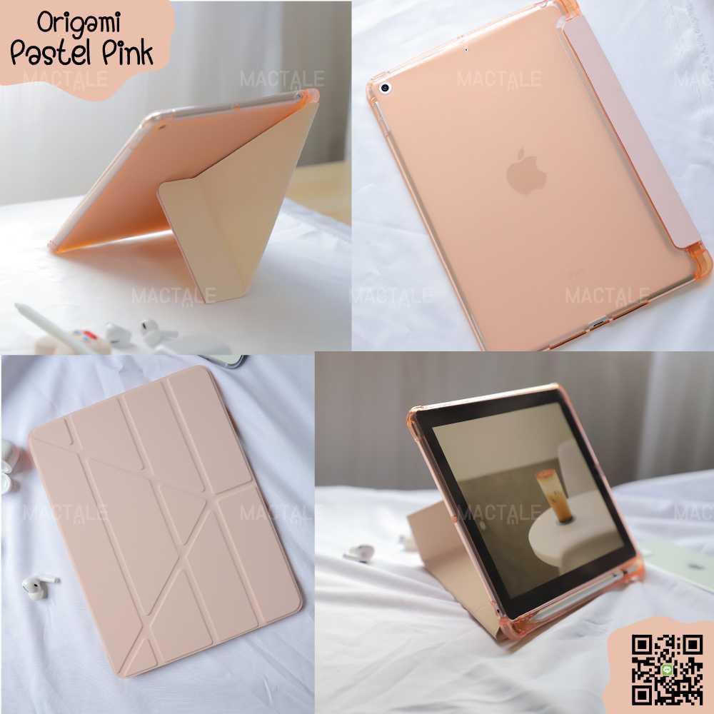 Origami iPad Case เคสฝาพับแบบโอริกามิ สำหรับ iPad Air 4 ปี2020, 10.2  Gen 7, Gen 8 , Mini 5