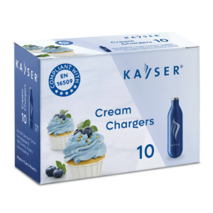 หลอดก๊าซทำวิปครีม 7.5 กรัม 10 ชิ้น l Kayser cream chargers 10 pcs.