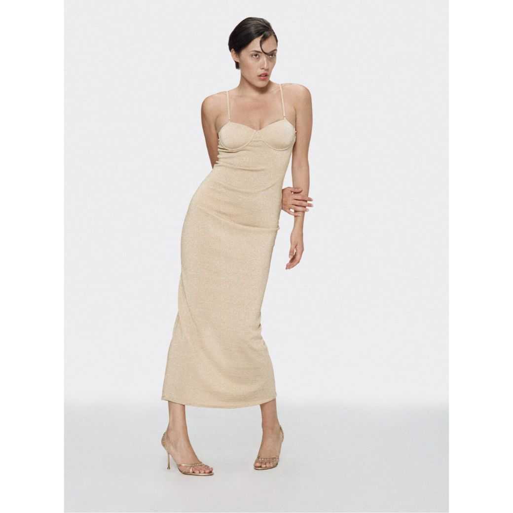 MIAOU FLORENCE DRESS - GOLD
