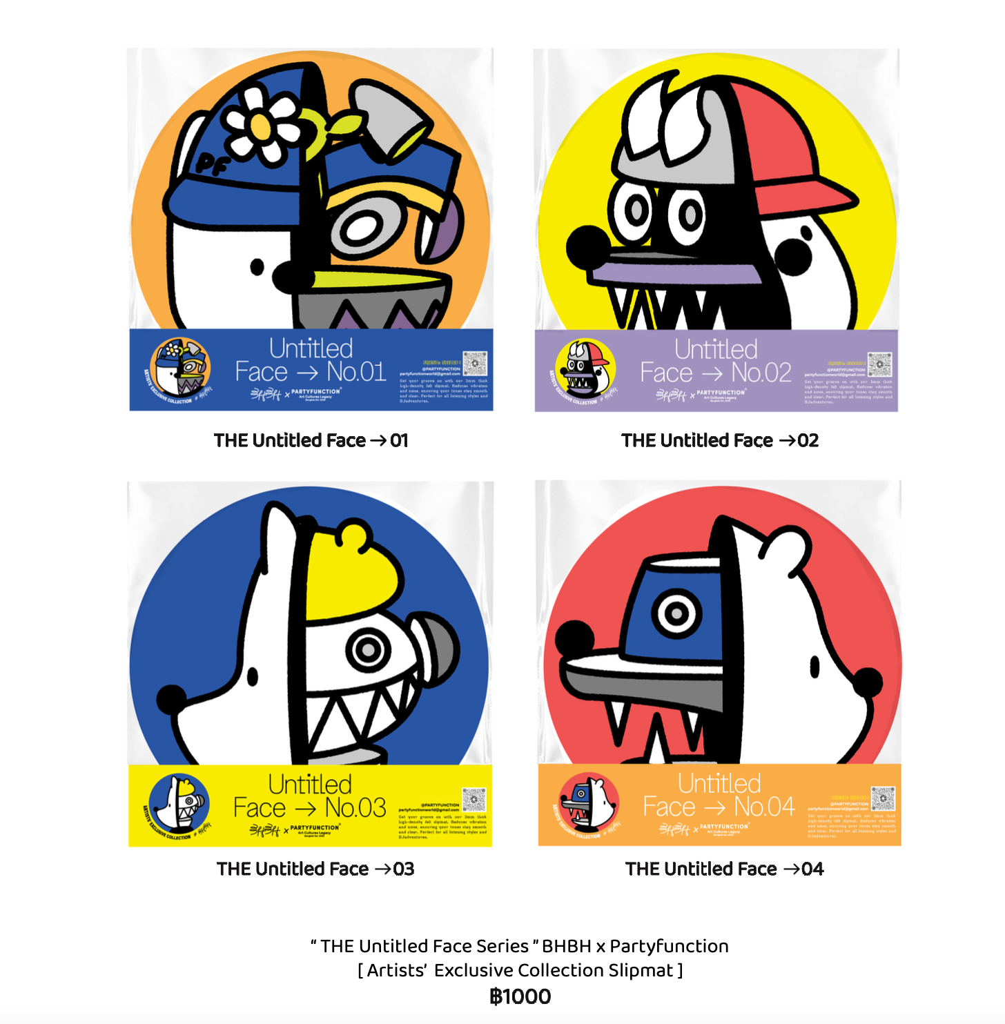 Artists' Exclusive Collection Partyfunction x BHBH @bloodyhellbighead slipmat