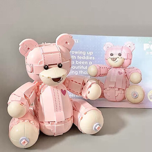 [พร้อมส่ง] Jnihouse : Teddy Bear Bricks ตัวต่อน้องหมีเทดดี้