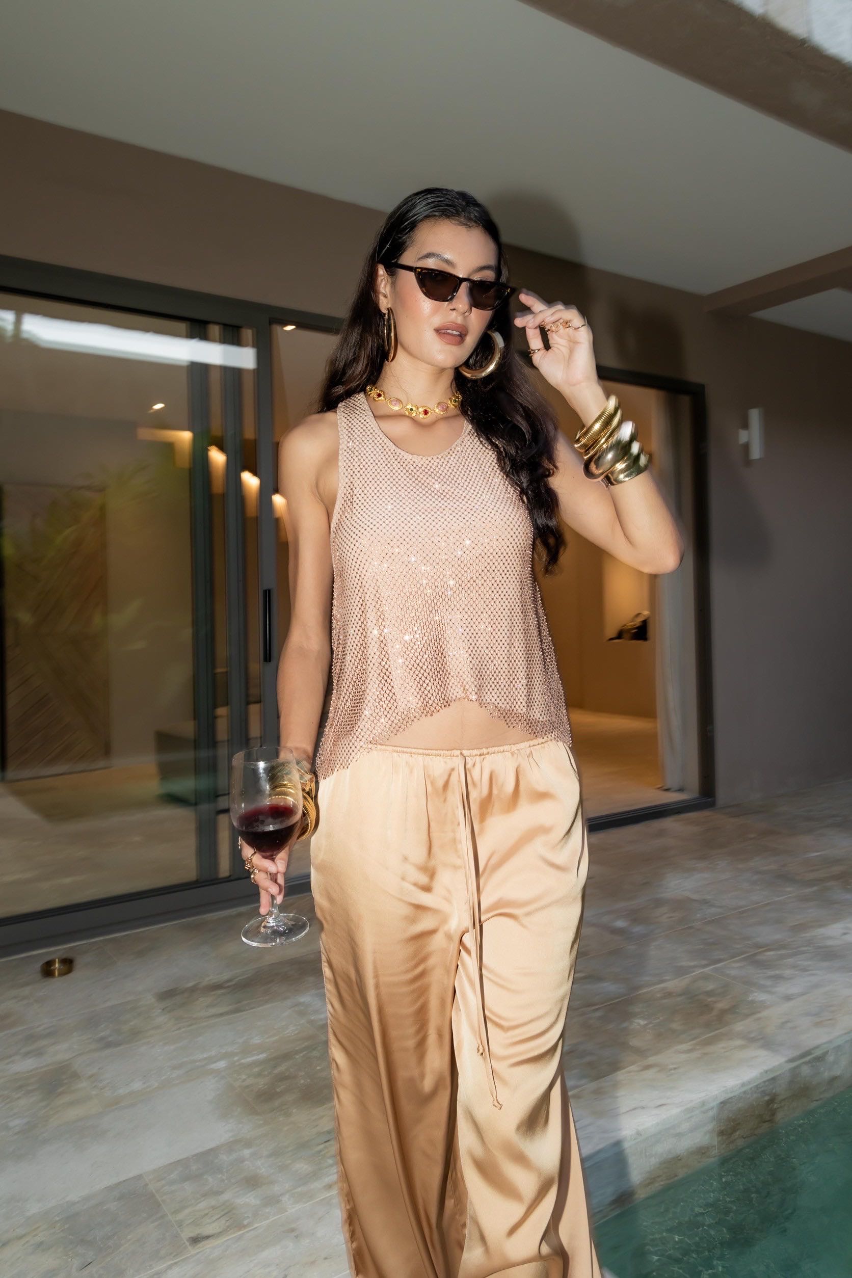 Andrea Crystal Tops (nude) 