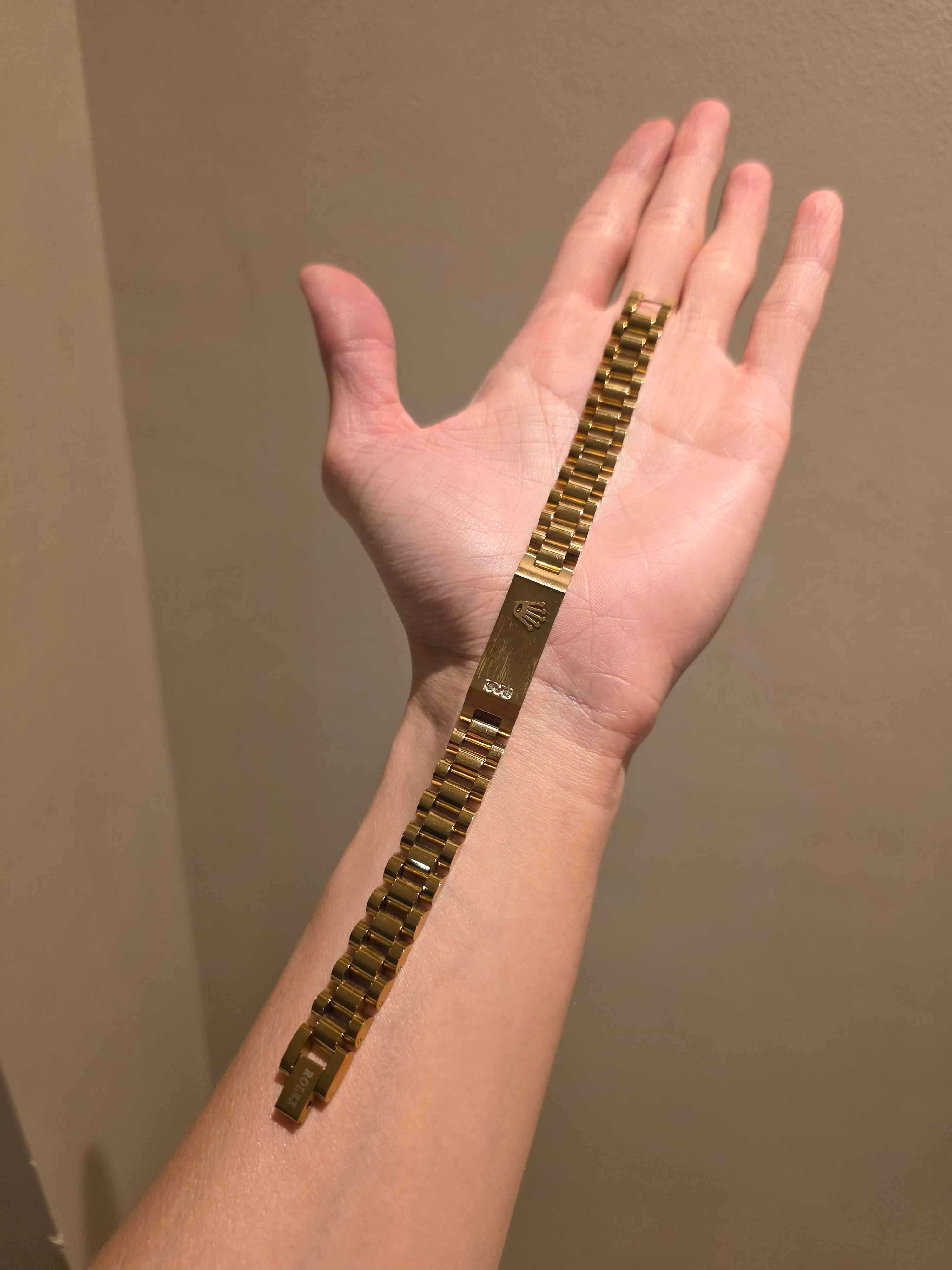 สร้อยข้อมือ ROLEX สวย ของเก่าเก็บ รุ่นเก่า หายาก สวย หนักๆ อย่างดี ขายตามสภาพ พร้อมส่งครับ