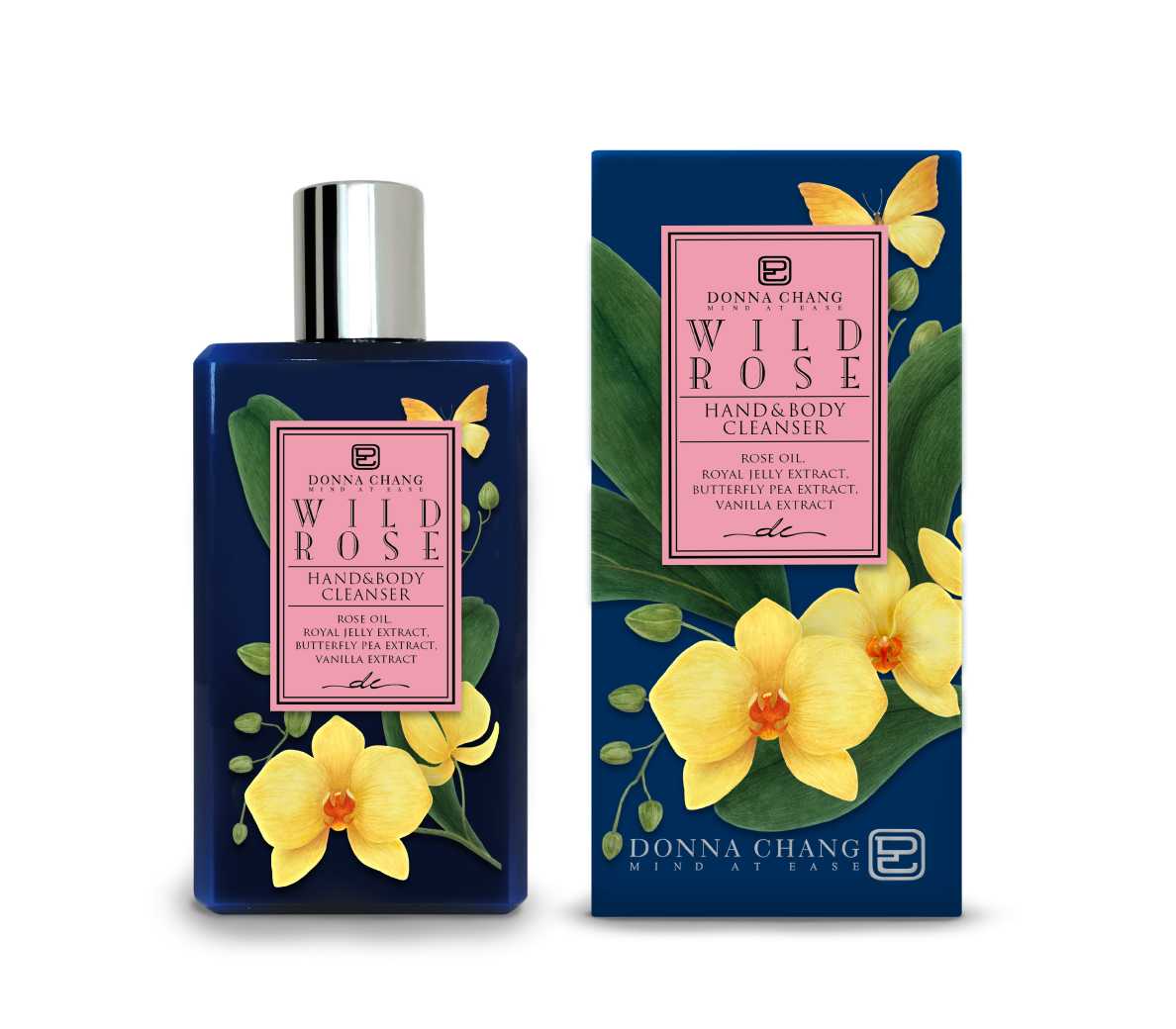 WILD ROSE HAND & BODY CLEANSER 250 ML.