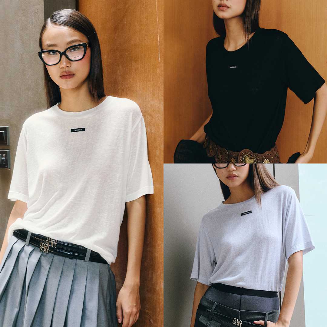 maison KEEPS | The Flow Basic Tee | เสื้อเบสิค ผ้าซีทรู