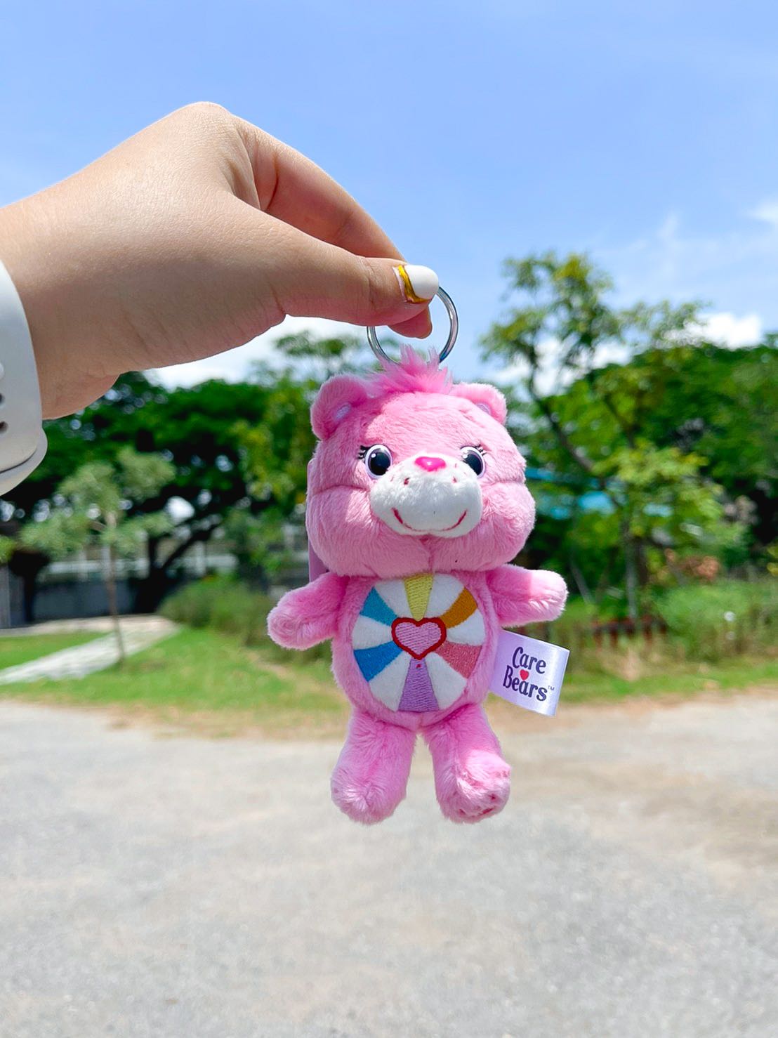 พวงกุญแจ Carebears สีชมพู