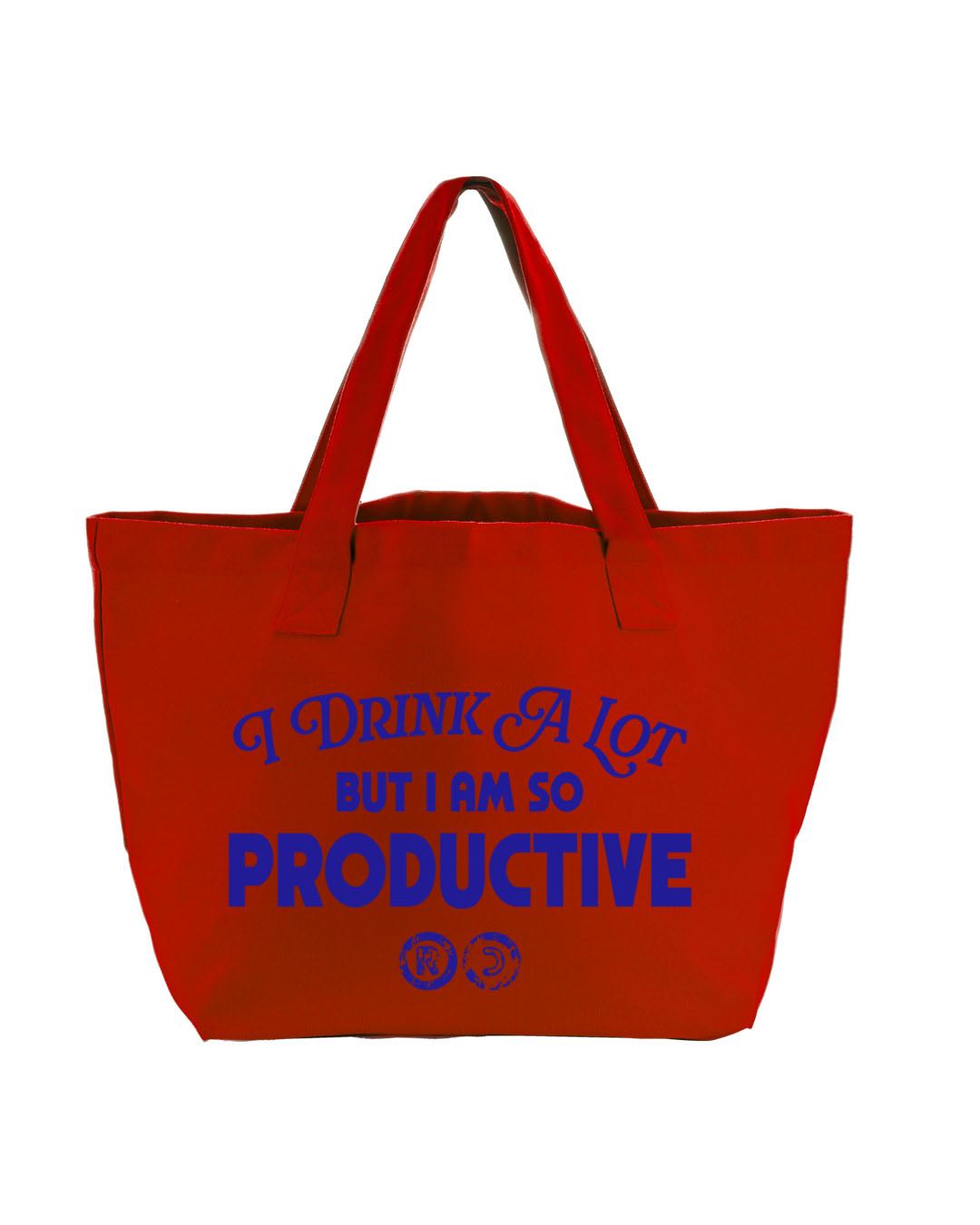 Drink and Productive Tote Bag