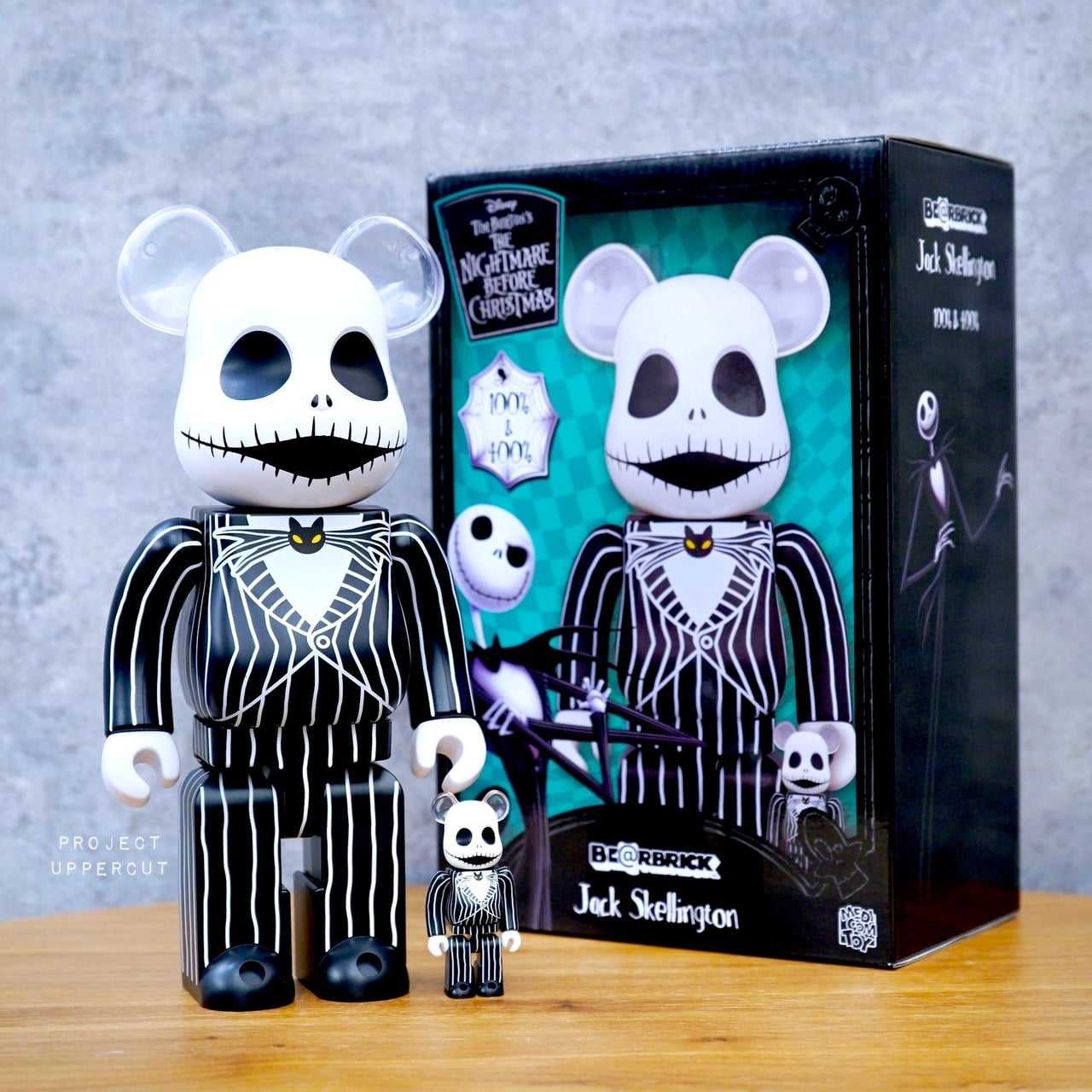 BE@RBRICK  400%+100% THE NIGHTMARE BEFORE CHRISTMAS : Jack Skellington [New]