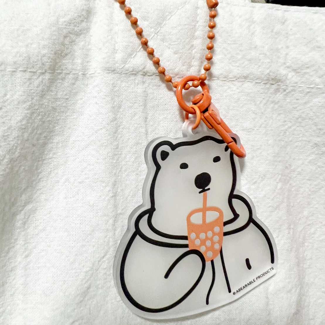 I LIKE YOU MORE THAN BUBBLE MILK TEA, 2 ways Keychain