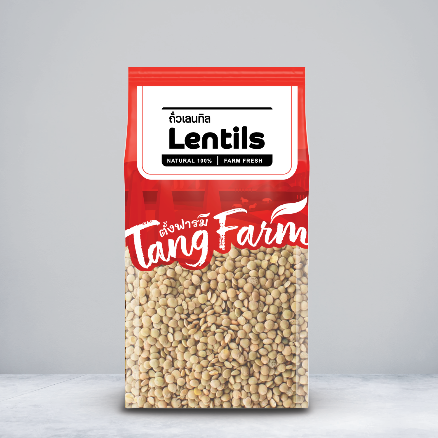 Tang Farm  ถั่วเลนทิล 500 กรัม นำเข้าจากเปรู ( Lentil )