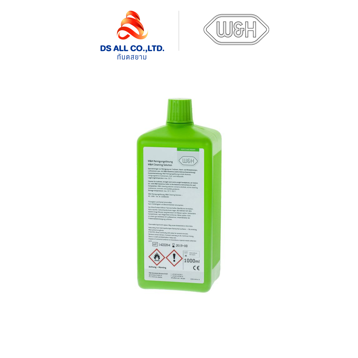 น้ำยาทำความสะอาดหัวกรอทางทันตกรรม สำหรับเครื่องสเปรย์น้ำมัน รุ่น Assistina 301 plus