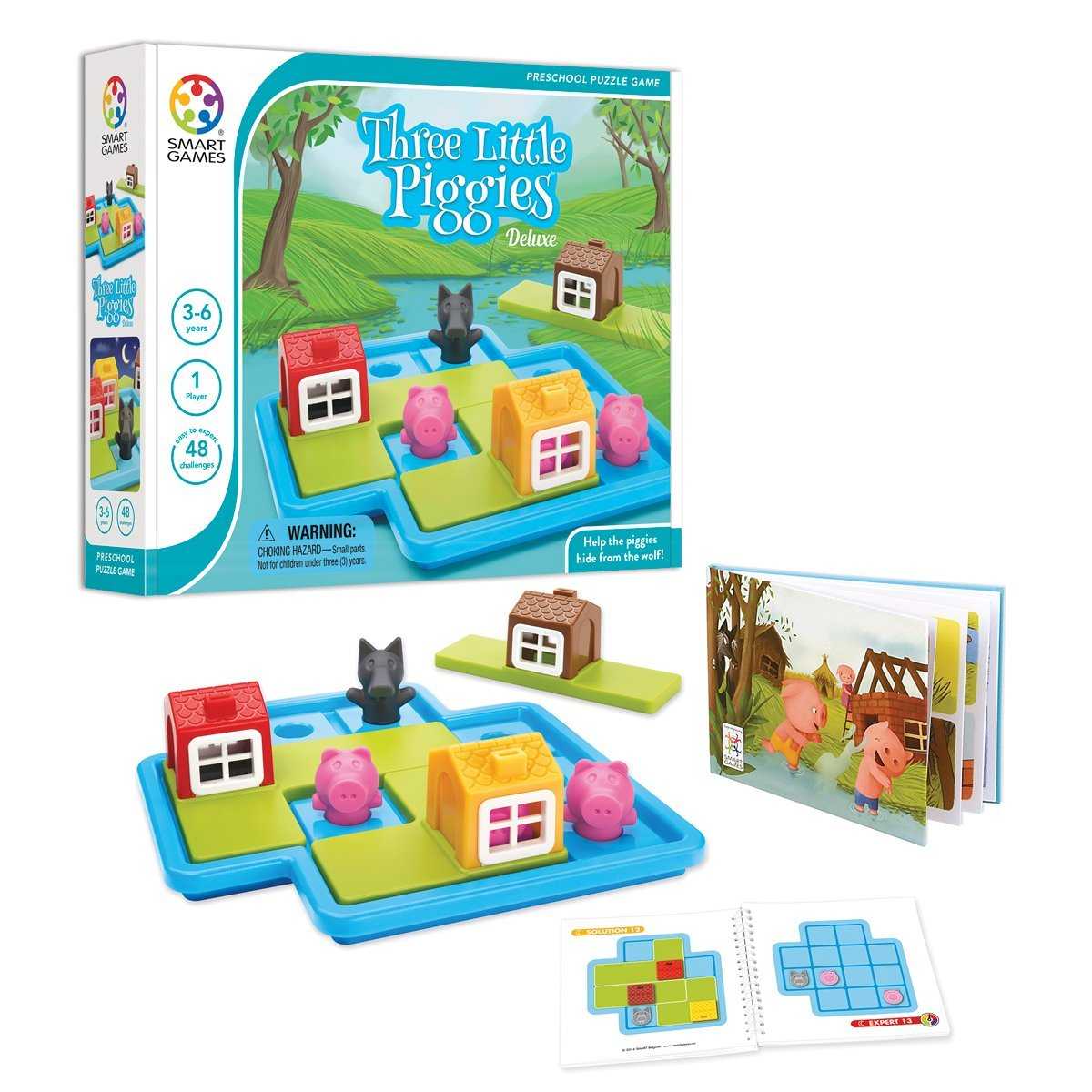 SMART GAMES, Three Little Piggies สำหรับ 3 ปี+ ลิขสิทธิ์แท้เบลเยียม ร้านเป็นตัวแทนในไทย