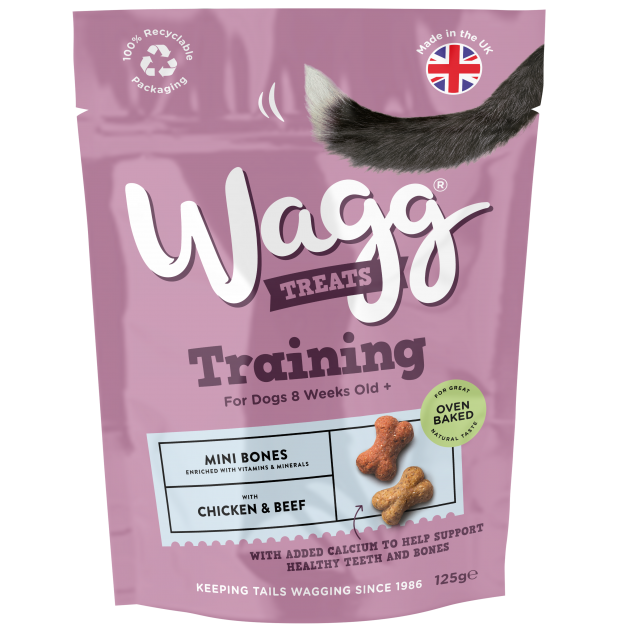 (พร้อมส่ง) Wagg - Chicken & Beef Training Dog Treats (125g)
