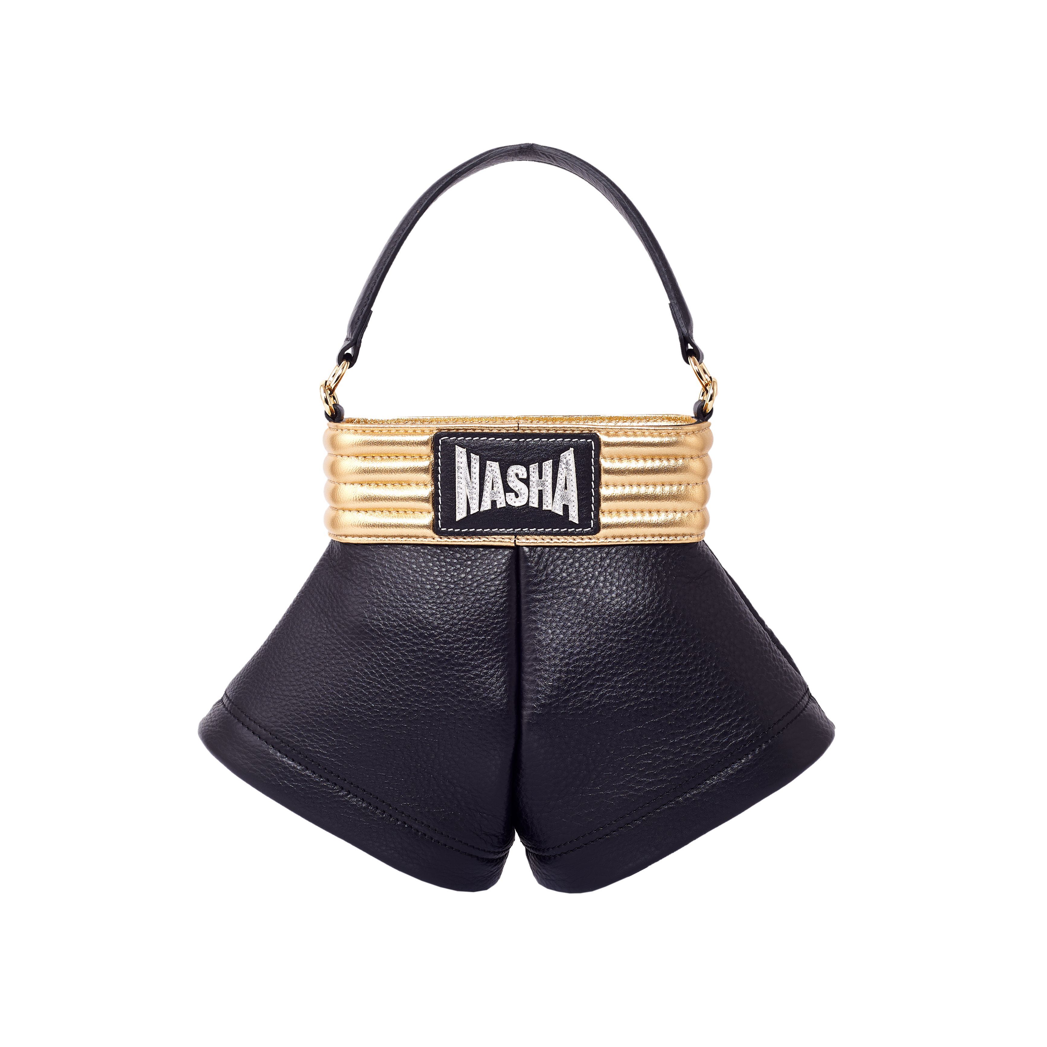 Boxer Shorts L | Shiny Gold & Black