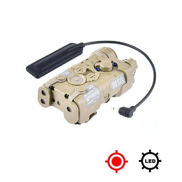 กล่องไฟฉาย เลเซอร์แดง L3 NGAL บอดี้ไนลอน พร้อมสวิทช์หางหนู (WDX055)