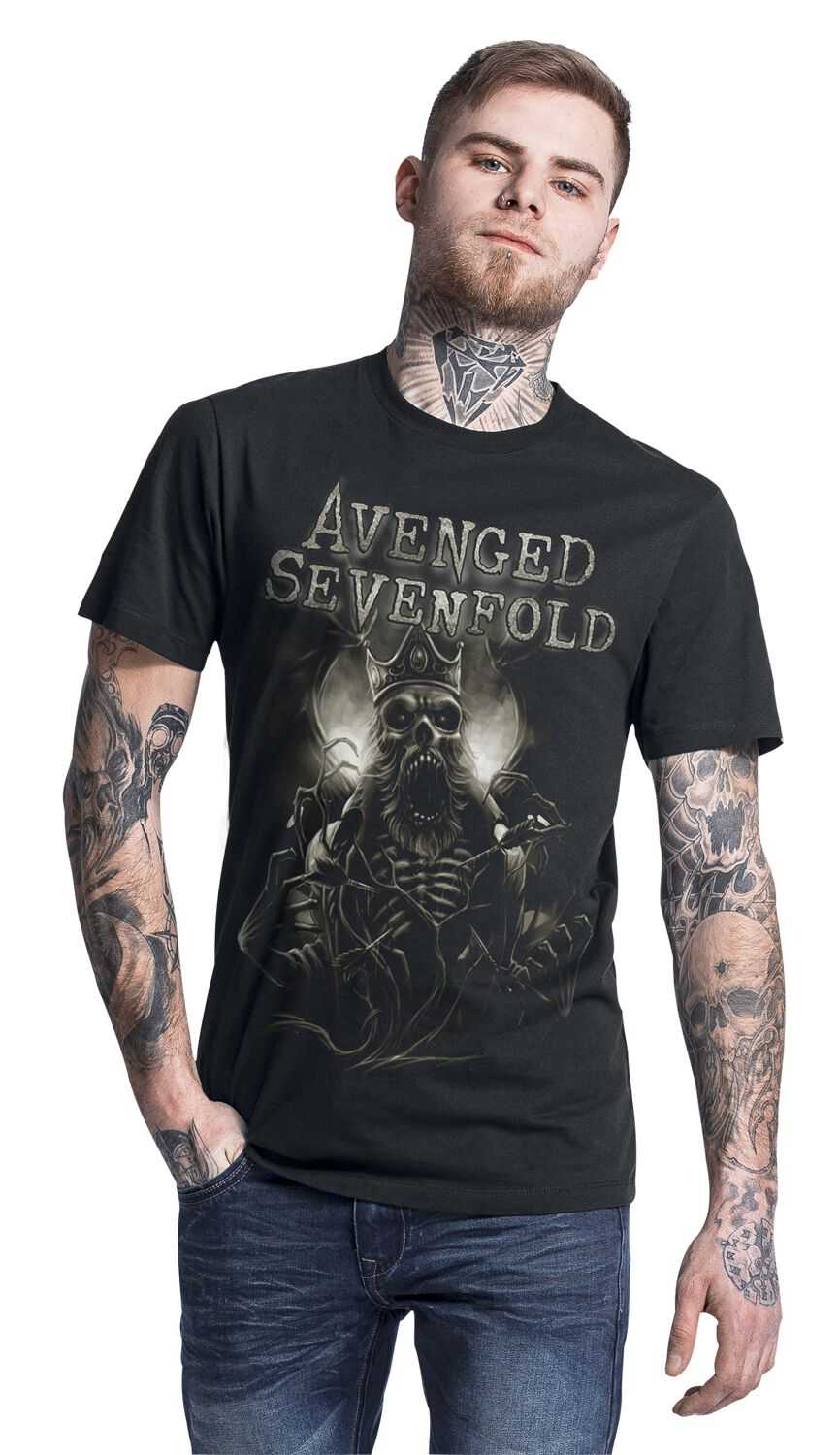 AVENGED SEVENFOLD MEN’S TEE : KING