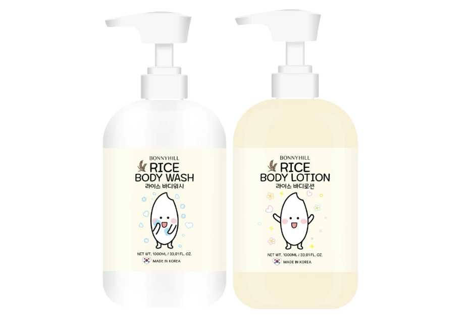 BONNYHILL Rice Body Wash / Body Lotion ครีมอาบและโลชั่น สารสกัดจากข้าว