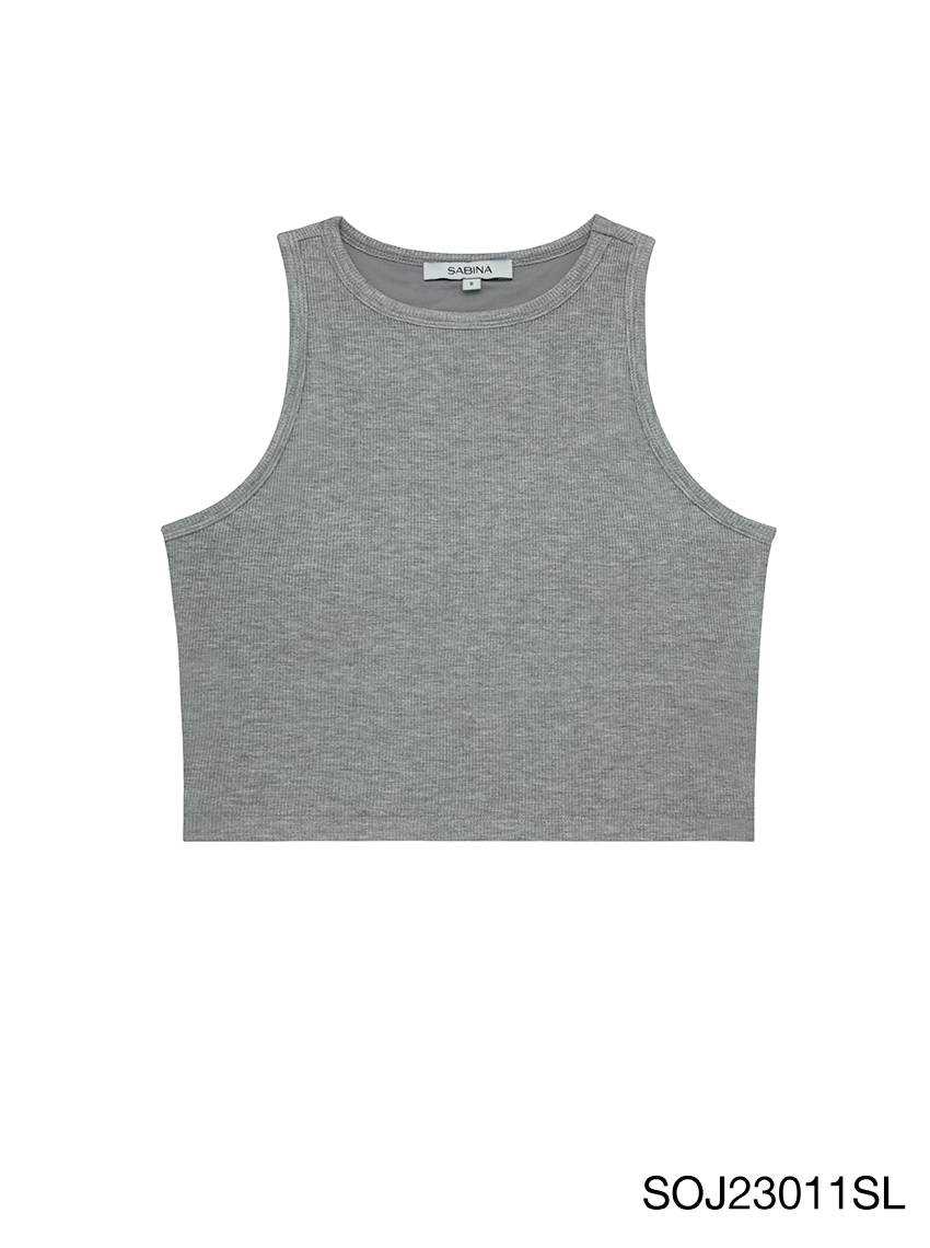 Sabina Wearever SS24 เสื้อเสริมบราในตัว รหัส SOJ23011SL - สีเทาอ่อน