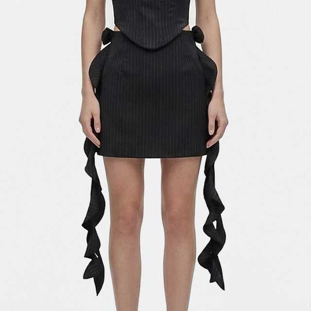 SS25 | WOOL MINI SKIRT