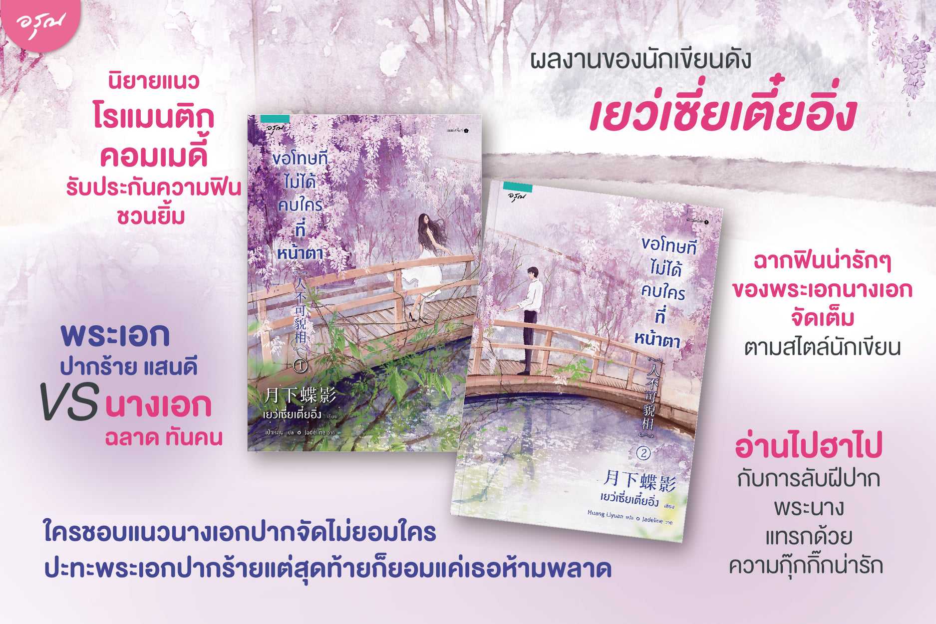 นิยายจีน เรื่อง ขอโทษทีไม่ได้คบใครที่หน้าตา (เล่ม 1-2 จบ) : เย่ว์เซี่ยเตี๋ยอิ่ง : อรุณ