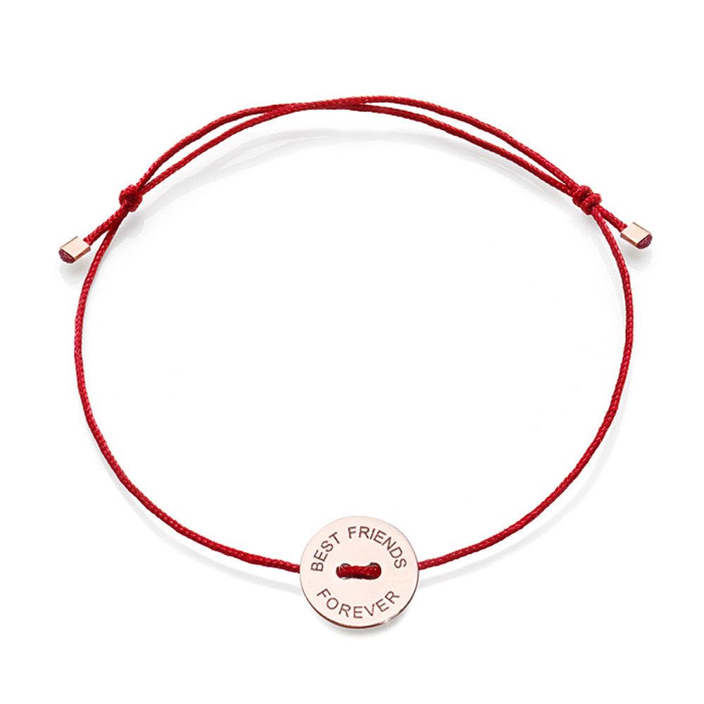 BRACELET - Red Ribbon Best Friends Forever